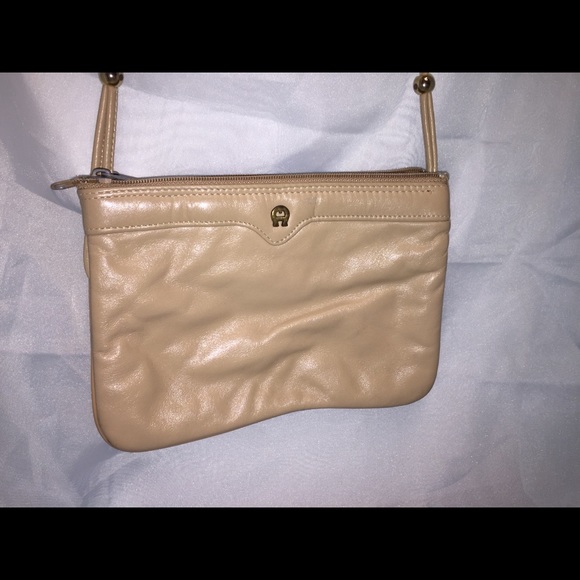 Etienne Aigner’s faux leather crossbody in beige - Picture 2 of 8